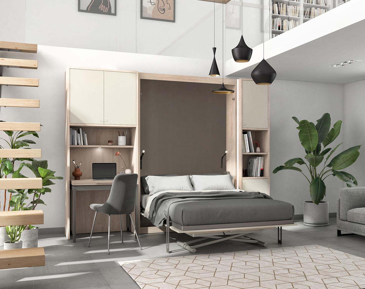 Le lit escamotable, une solution gain de place - Espace