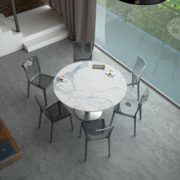 table-de-repas-luna-céramique-marbre-mat-acier-inoxydable-brossé-dt018ma-2-c